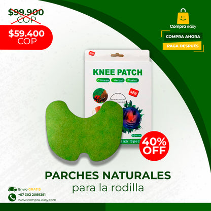 Alivio Instantáneo para el Dolor de Rodilla | Parches Naturales x12 Unidades + ENVÍO GRATIS