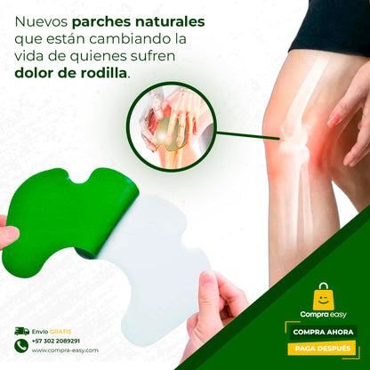 Alivio Instantáneo para el Dolor de Rodilla | Parches Naturales x12 Unidades + ENVÍO GRATIS
