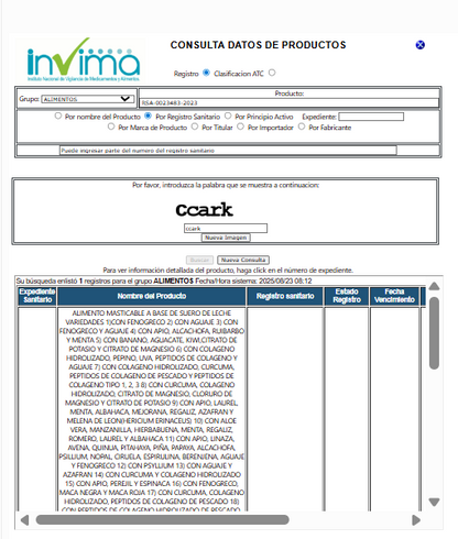 MAGNESIO 110ML + CITRATO DE MAGNECIO X60